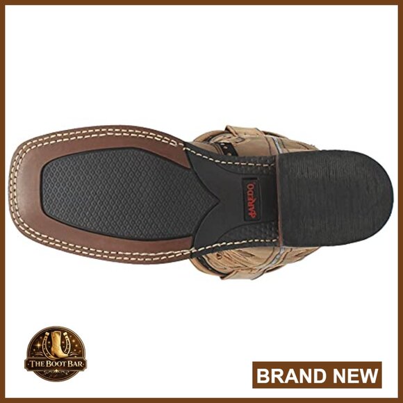 Western Boots Leather Square Toe Mid-Calf Block Heel Casual Wear - Picture 5 of 5